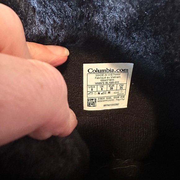 ✨COLUMBIA “Ice Maiden II” Waterproof Boot Calf Height w/ “Fur” Women’s Size 8✨ - Picture 3 of 6